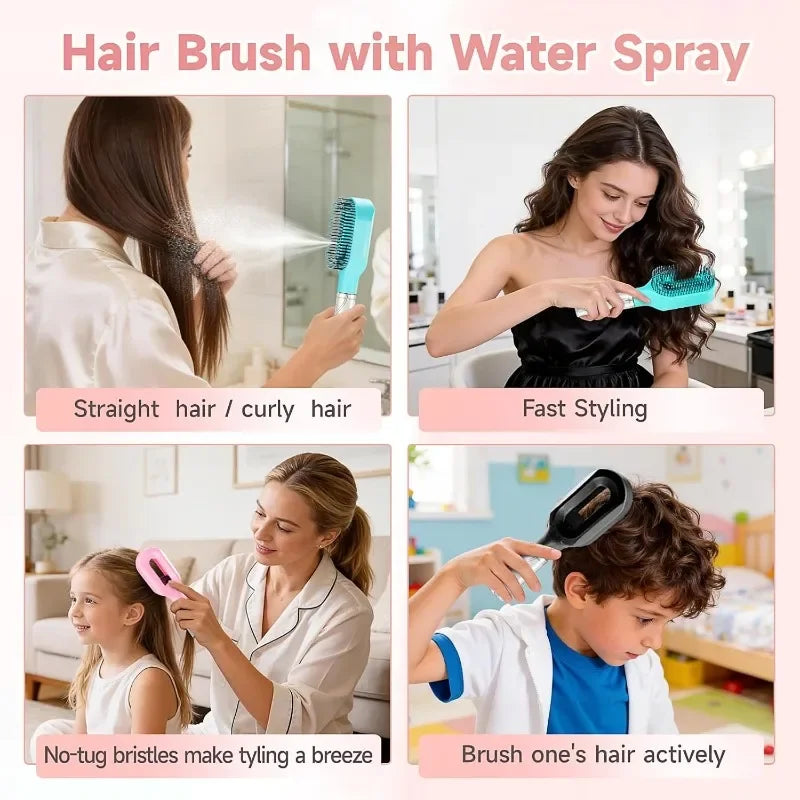 Pro SprayStyle Grooming Detangle Styling Brush