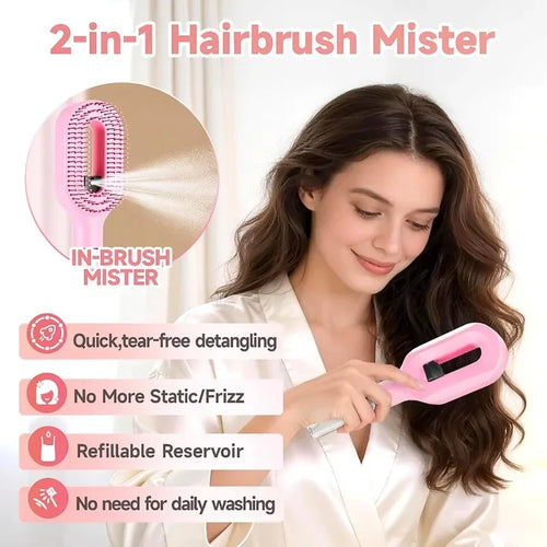 Pro SprayStyle Grooming Detangle Styling Brush